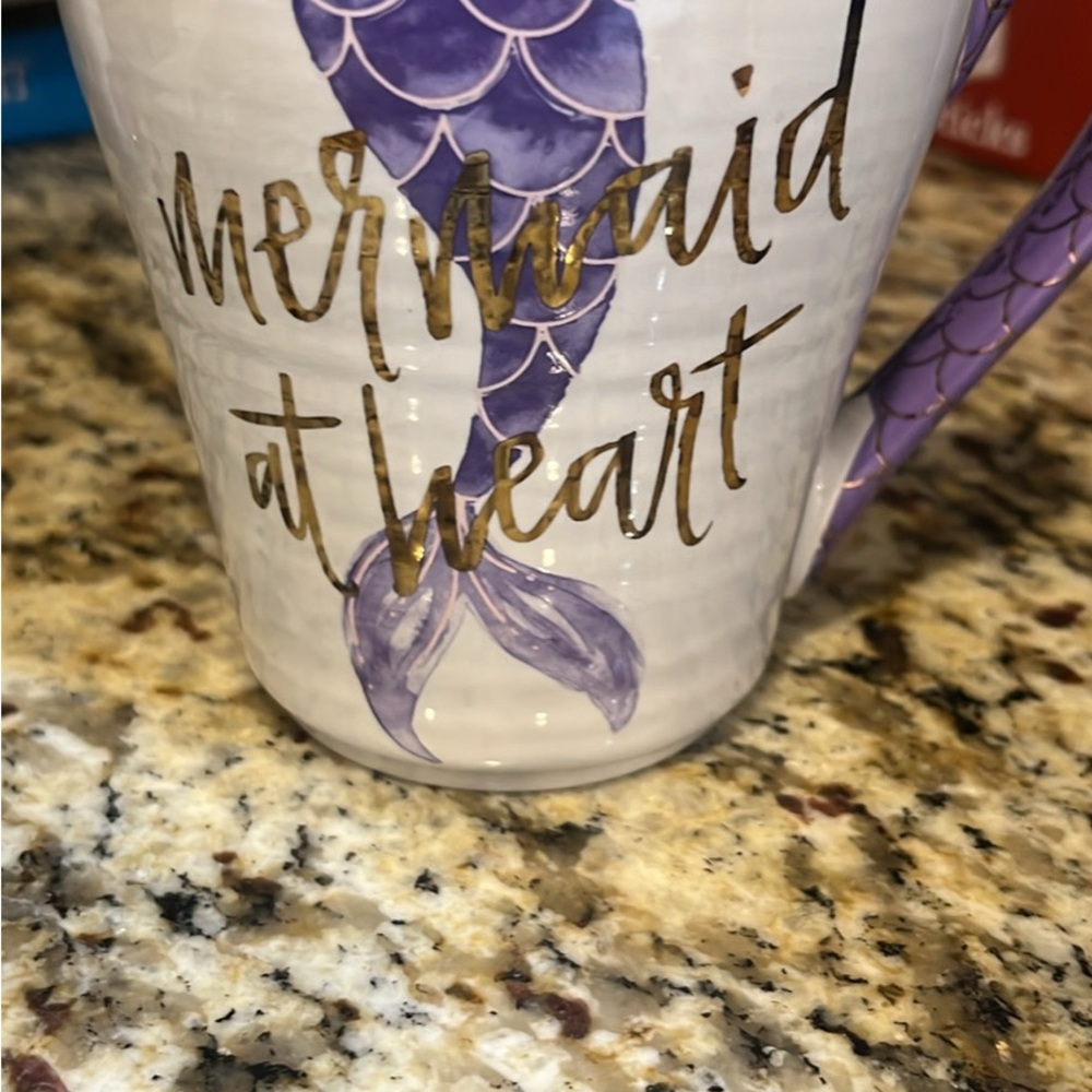 Mermaid at Heart Purple Mug